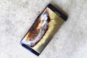 Galaxy Note 7 Bruciato